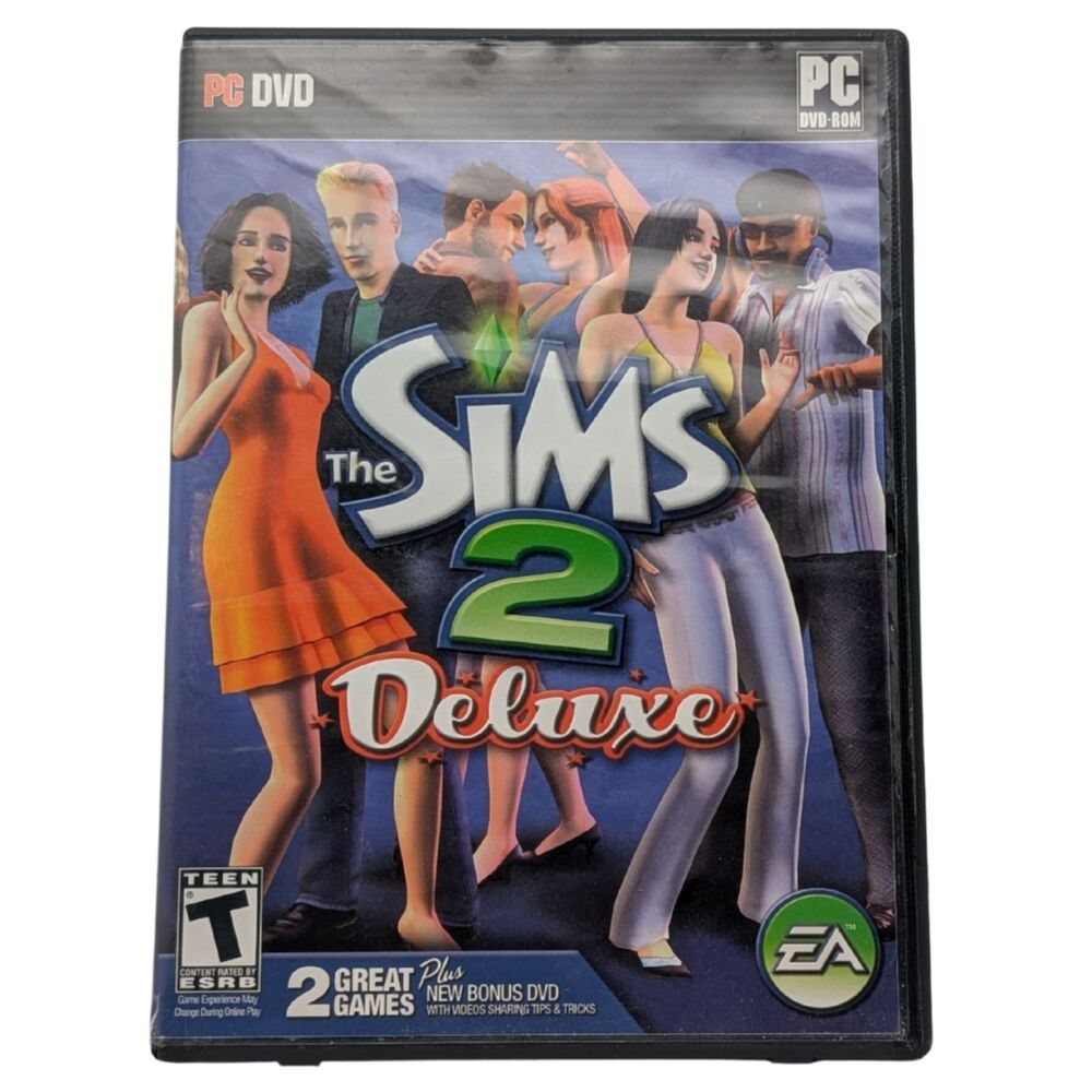 The Sims 2 Deluxe PC DVD/CD – Two-Disc Set with Bonus DVD